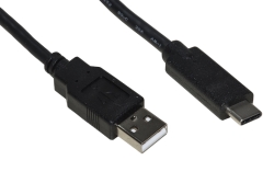 Link CAVO USB 2.0 "A" MASCHIO / USB-C MT 1.8 NERO (LKC2018H)